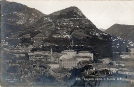 Lugano verso il Monte Brè