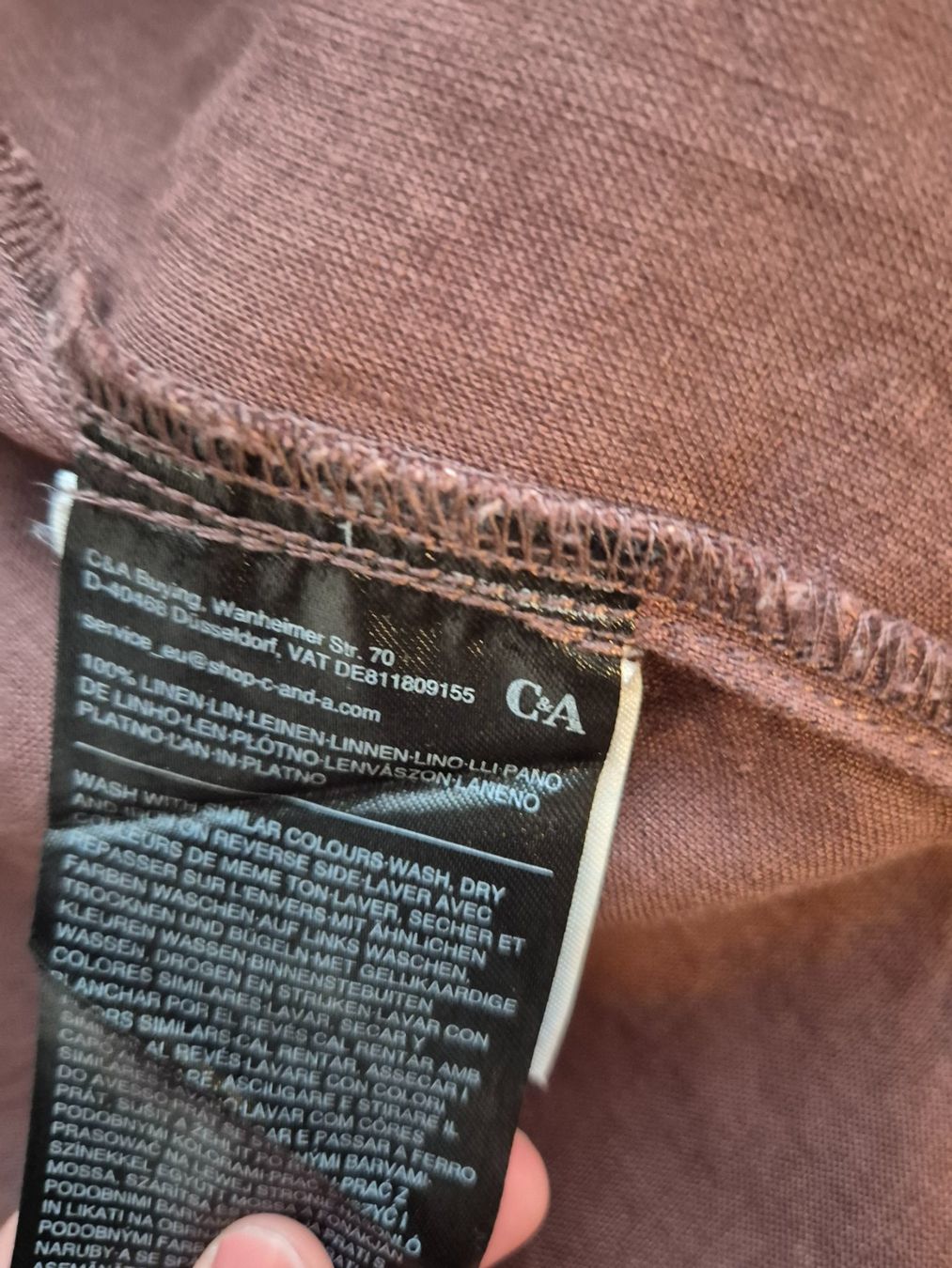 C&A Blusen: 100% Leinen Hemd braun – Gebraucht aus Kloten von gupnik 3
