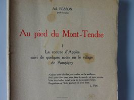 Au pied du Mont-Tendre Ad. Besson (garde-forestier)