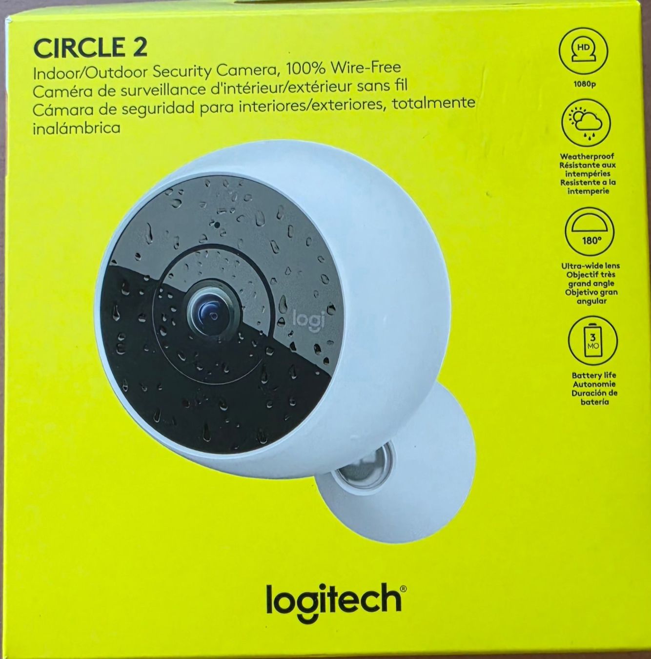 Logitech Webcams: Logitech Circle 2 Kamera mit Akku – Defekt aus Zürich von Casa-Stella