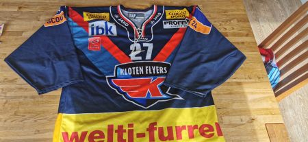 Kloten Flyers Trikot Wick #27, Grösse L! Top!