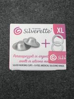 Silverette XL Silberhütchen inkl. Silikonringen