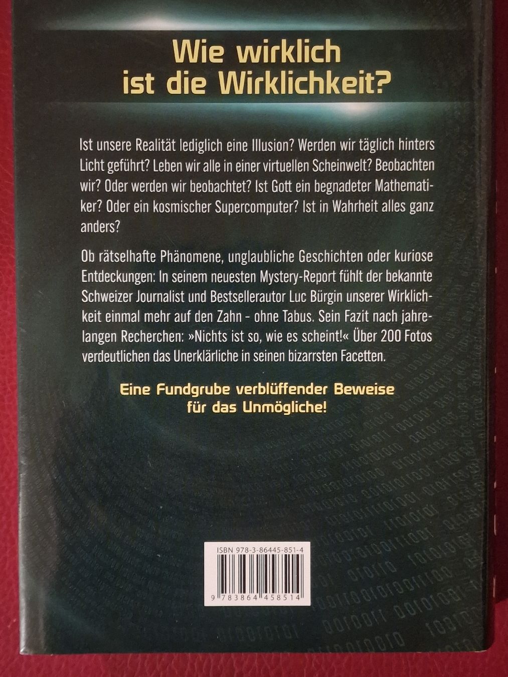 Bücher: Luc Bürgin Geheimnisse der Matrix Buch  – Gebraucht aus Spreitenbach von Laloca8 1