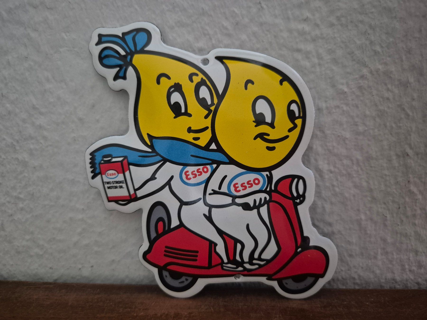 Esso Insegne: Emailschild Esso Tankstelle Tanksäule Roller Emaille Schild – Nuovo (secondo la descrizione) da Schaffhausen venduto da pfanis09 1