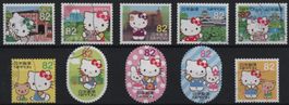 Hello Kitty - schöne Comic Motiv Marken aus Japan