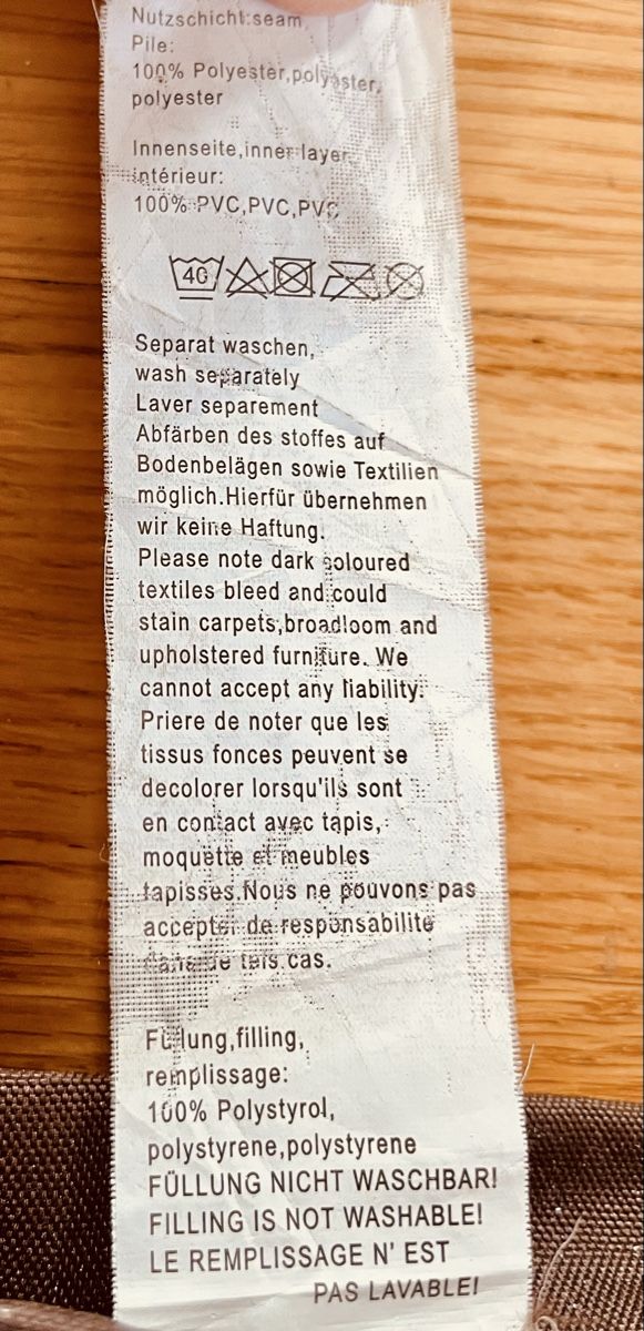 Cuscini: Pouf JumboBag chocolat – Usato da Versoix venduto da pas_fy5j 5