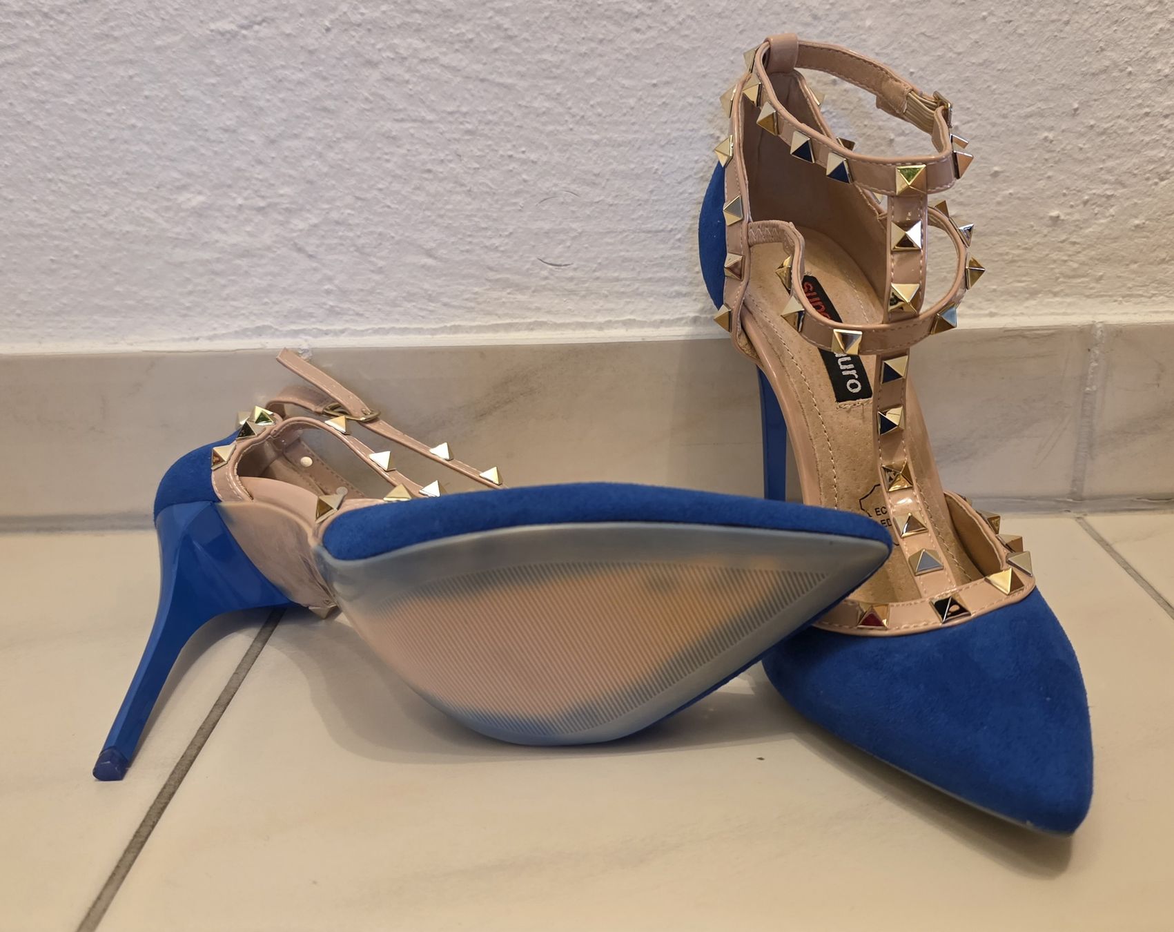 Scarpe da donna: Blaue High Heels von Super Mauro – Usato da Effingen venduto da coc_7c9b