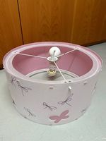 Lampe rosa mit Schmetterlingen Mädchen