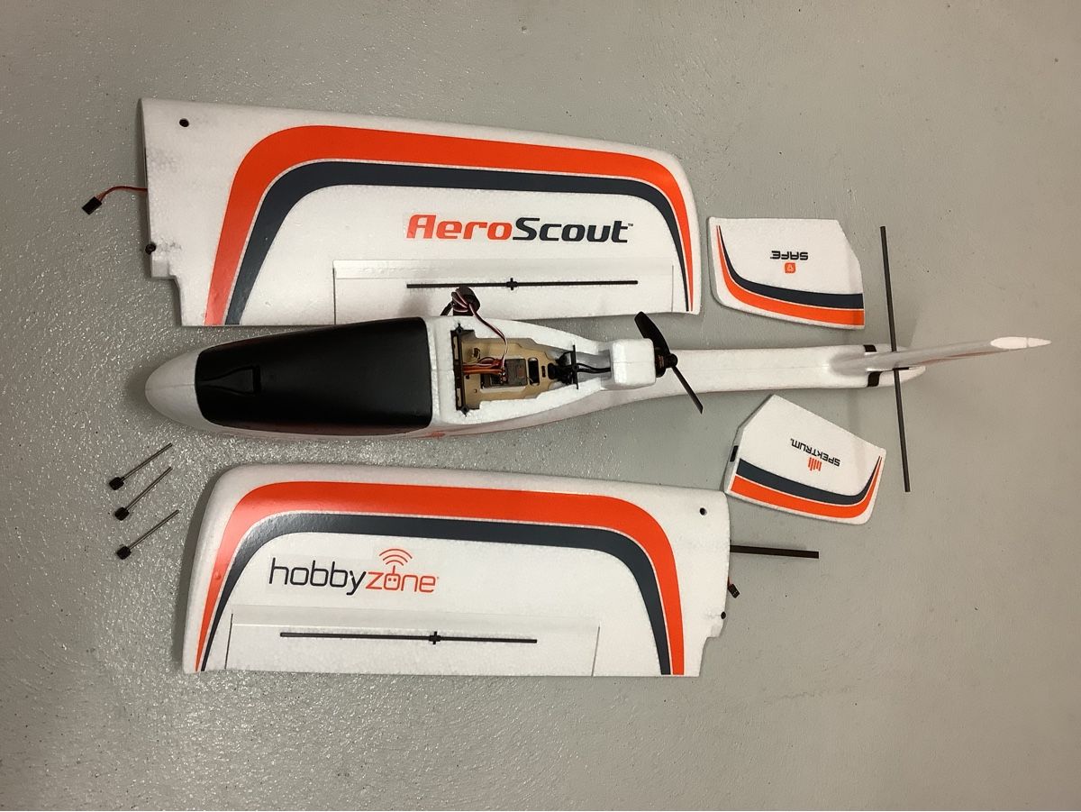 RC Modellbau: Hobbyzone AeroScout S2, 1.1m BNF Basic mit Safe Technology – Neu (gemäss Beschreibung) aus Waltenschwil von  1