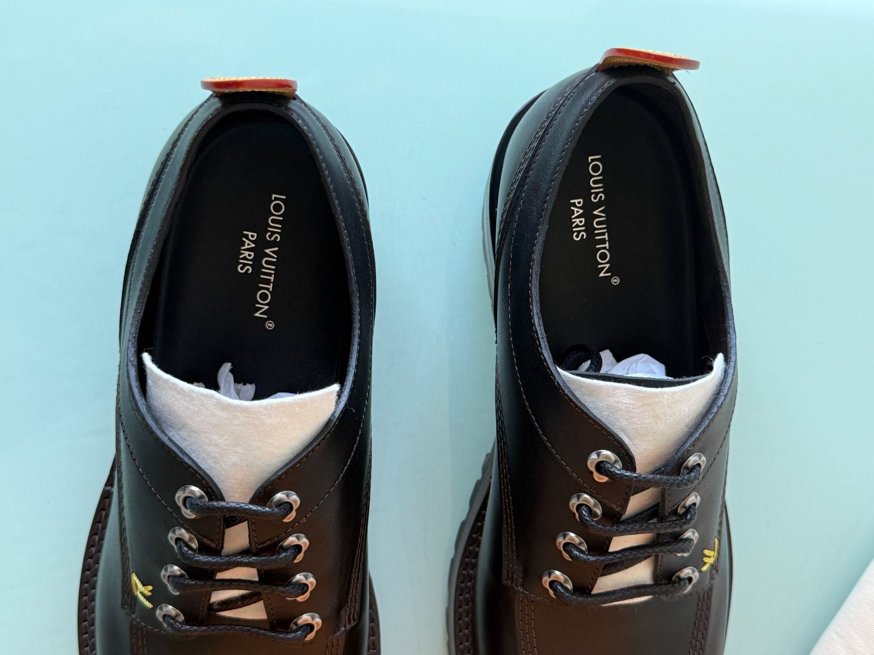 Louis Vuitton Scarpe da uomo: LOUIS VUITTON LV Sierra Derbies Low Boots Stiefel 43.5 NEU – Nuovo e nell'imballaggio originale da Kreuzlingen venduto da kruezbiz 3