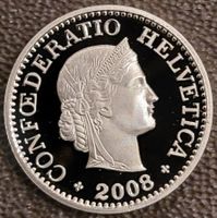 10 Rappen 2008 pp / aus Münzsatz / in einer Münzkapsel