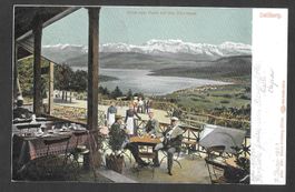 Uetliberg Blick vom Kulm auf Zürichsee