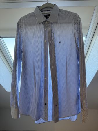 Herren Hemd Tommy Hilfiger gestreift Regular Fit Gr. 41