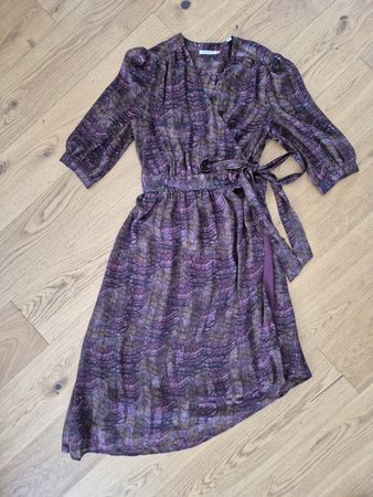Scotch&Soda, Gr.44, Wickelkleid, lila, violett, neuwertig