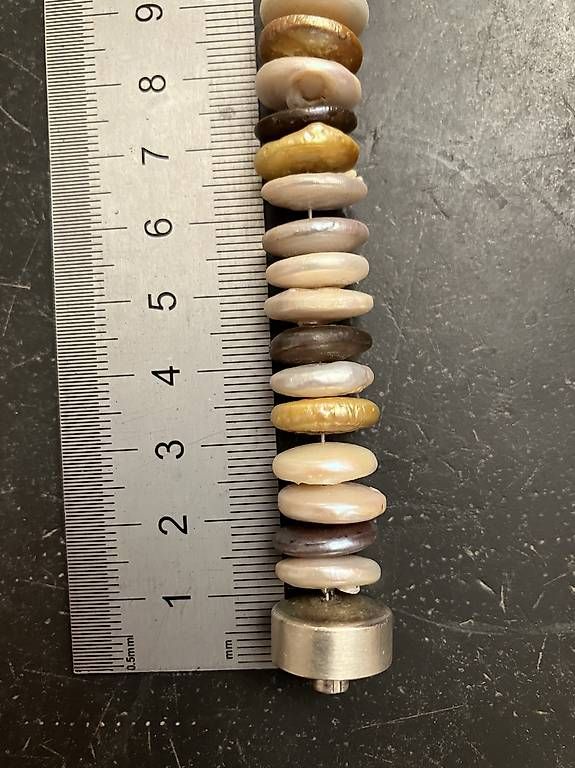Catenine: Perlenkette mit silbernem Drehverschluss – Usato da St. Gallen venduto da jbr_q7tx 4