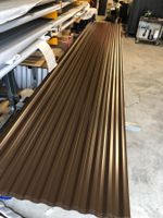 6.5m Trapezprofilblech Sepia braun mit Antitropfvlies