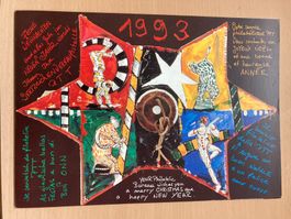 Schweiz 1992 PTT-Weihnachts- und Neujahrskarte Zirkus