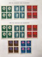 1963 PJ Ausgaben mit/ohne Leuchtstoff