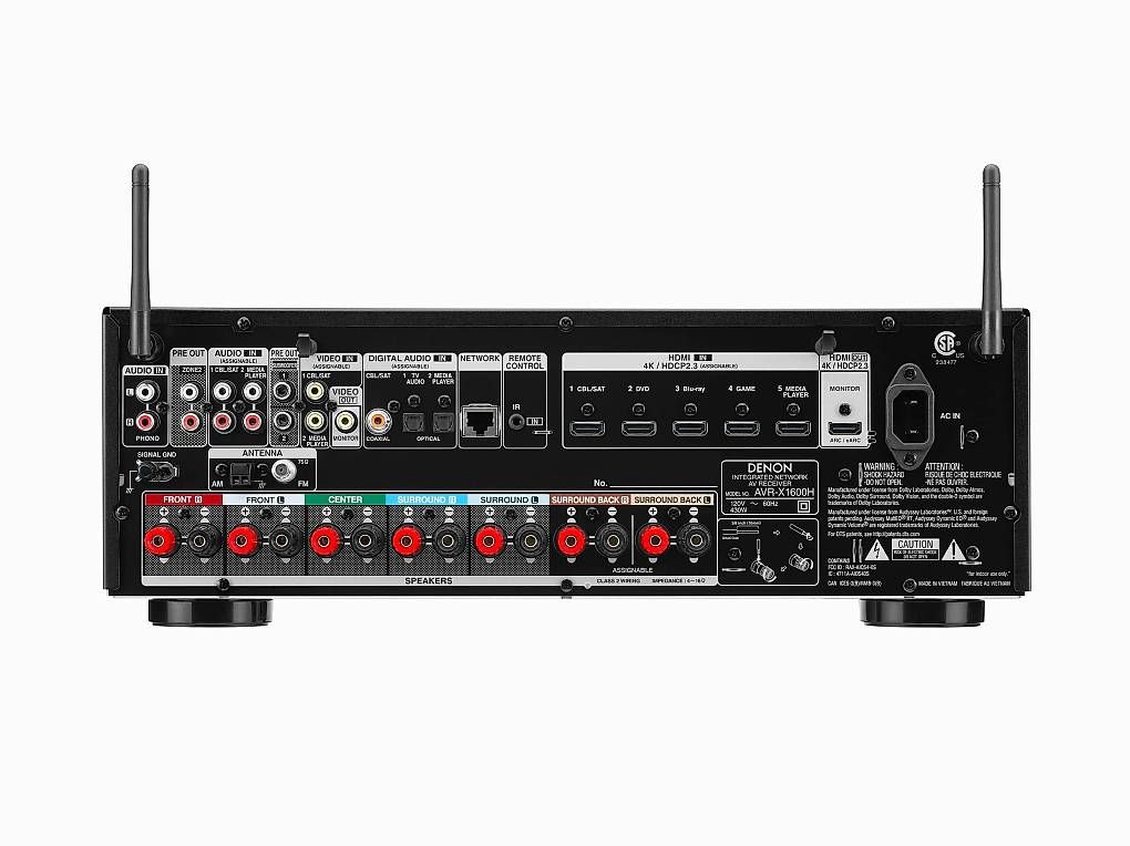 Ricevitori: Denon AVR-X1600H 4K 7.2 Receiver – Usato da Uster venduto da dan_5m6y 2