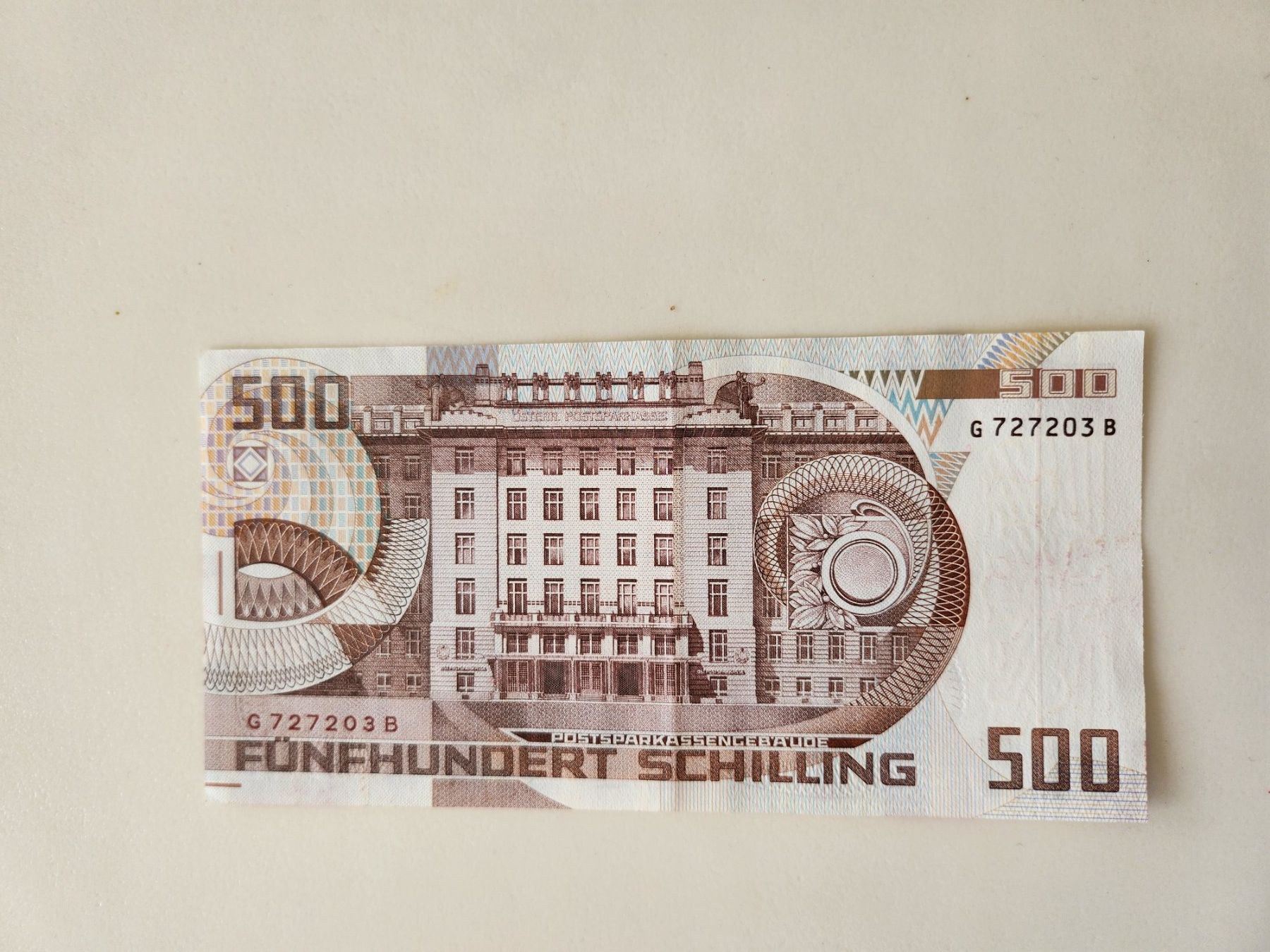Banknoten: 500 Schilling alte Banknote Note Österreich – Gebraucht aus Unterägeri von 0alfa0 7