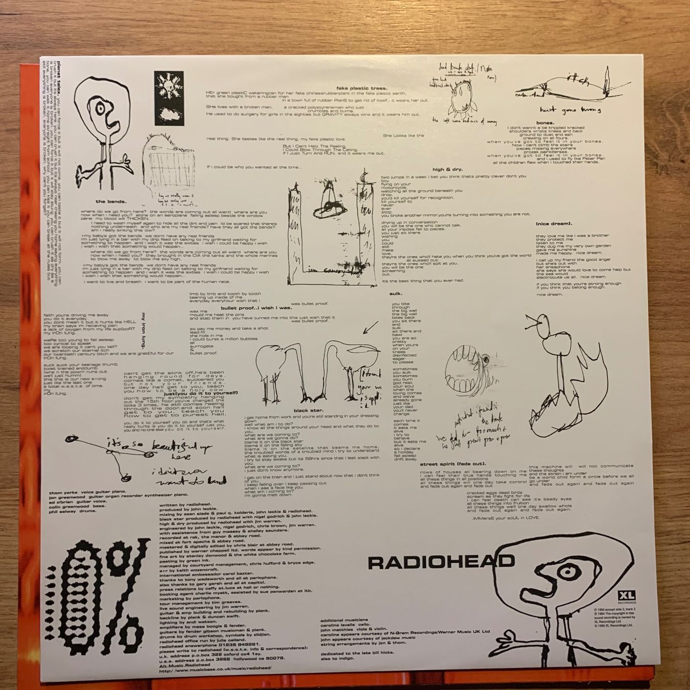 Dischi in vinile: RADIOHEAD - THE BENDS...RE EU...EX/NM – Usato da Gals venduto da Diskopatshop 3