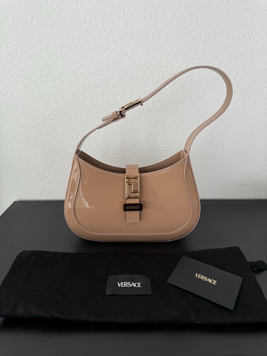 Versace Taschen für Damen: Versace pochette in nude patent leather – Neu und originalverpackt aus Dübendorf von fra_h2bp 4