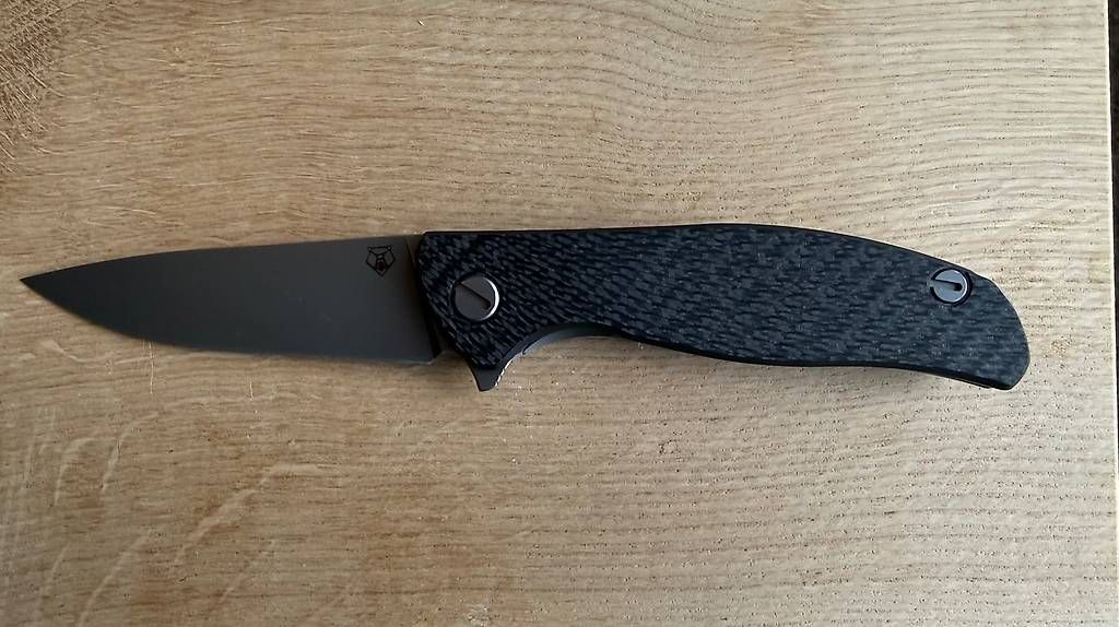 Coltelli tascabile: Shiro Hati - Carbon Fiber - washers – Usato da Oberhelfenschwil venduto da Erselbst 1