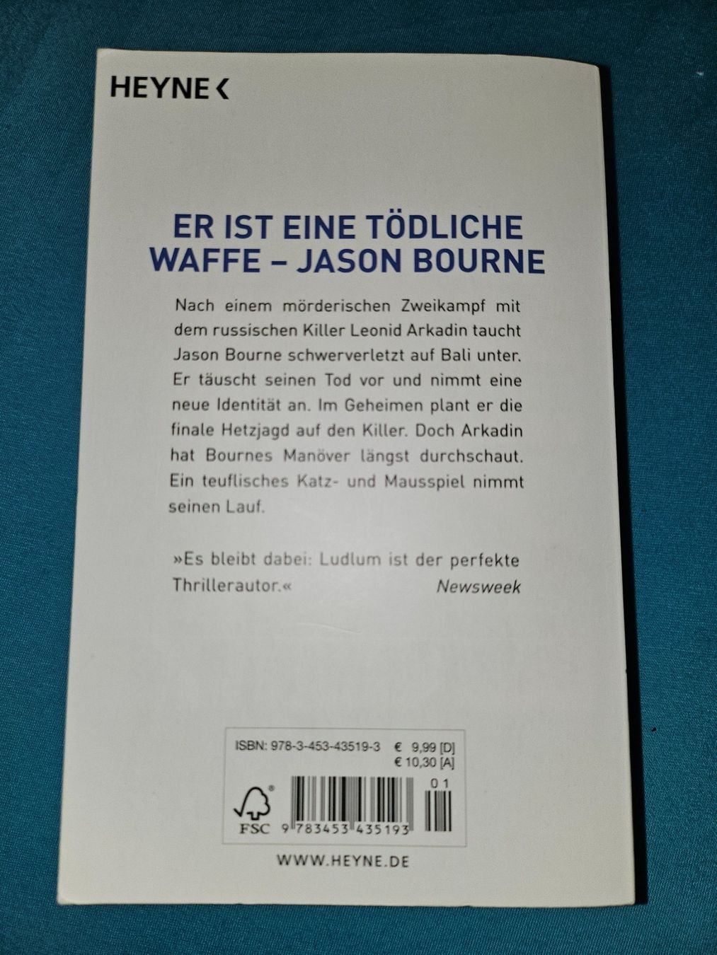 Libri: Buch: Die Bourne Intrige – Usato da Thun venduto da Shame 1