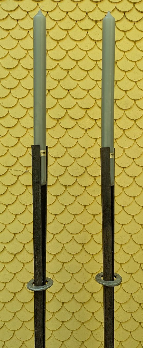 Portacandele: Nils H. Moormann: Design Klassiker "Victora" 2 Kerzenständer – Usato da Wildegg venduto da Sunburg 1