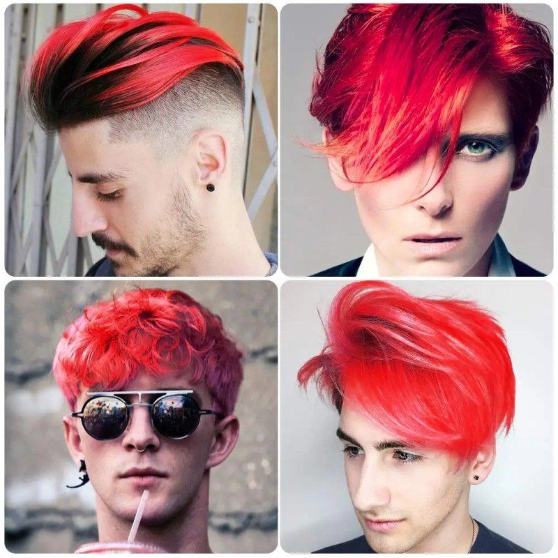Tinte: Rot Temporäre Haarfarbe 120g Wachs Styling Coseplay – Nuovo e nell'imballaggio originale da Hundwil venduto da tec_mm27 5