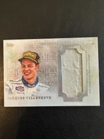 Jacques Villeneuve 2026 Eccelenza Relic Card Race Worn Suit