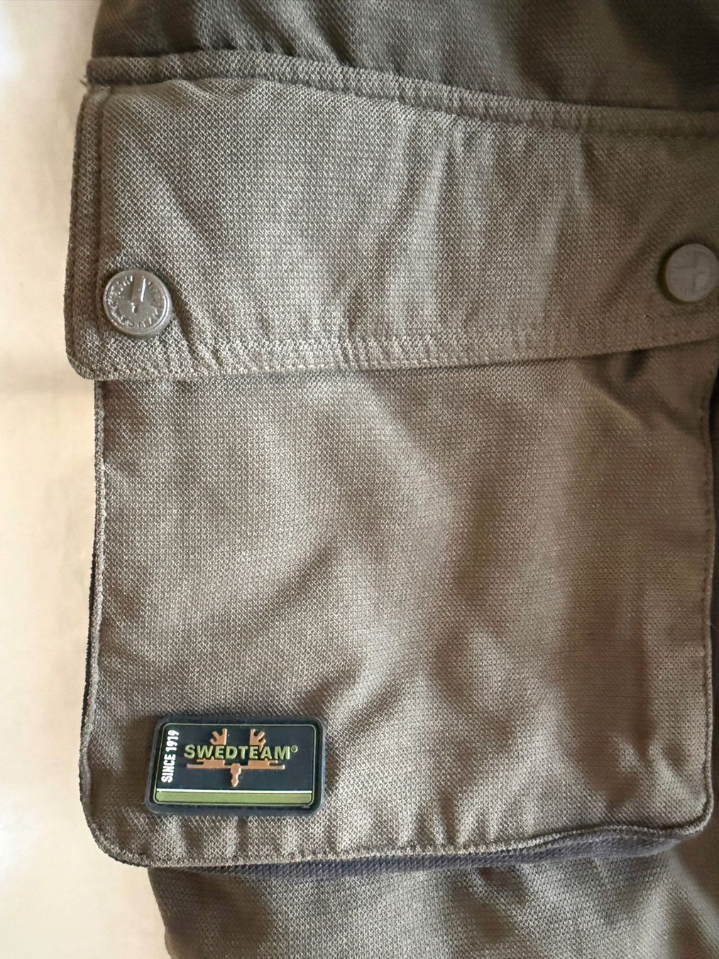 Pantaloni: Swedteam Ansitzhose / Jagdhose, beige, Gr. 48 – Usato da Wallisellen venduto da Mike11mike 1