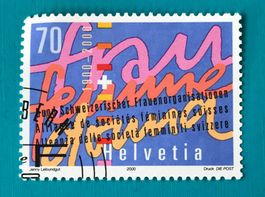 Nr.997 mit Stempel  100 jaarbBond Schweizer Frauenorganisati