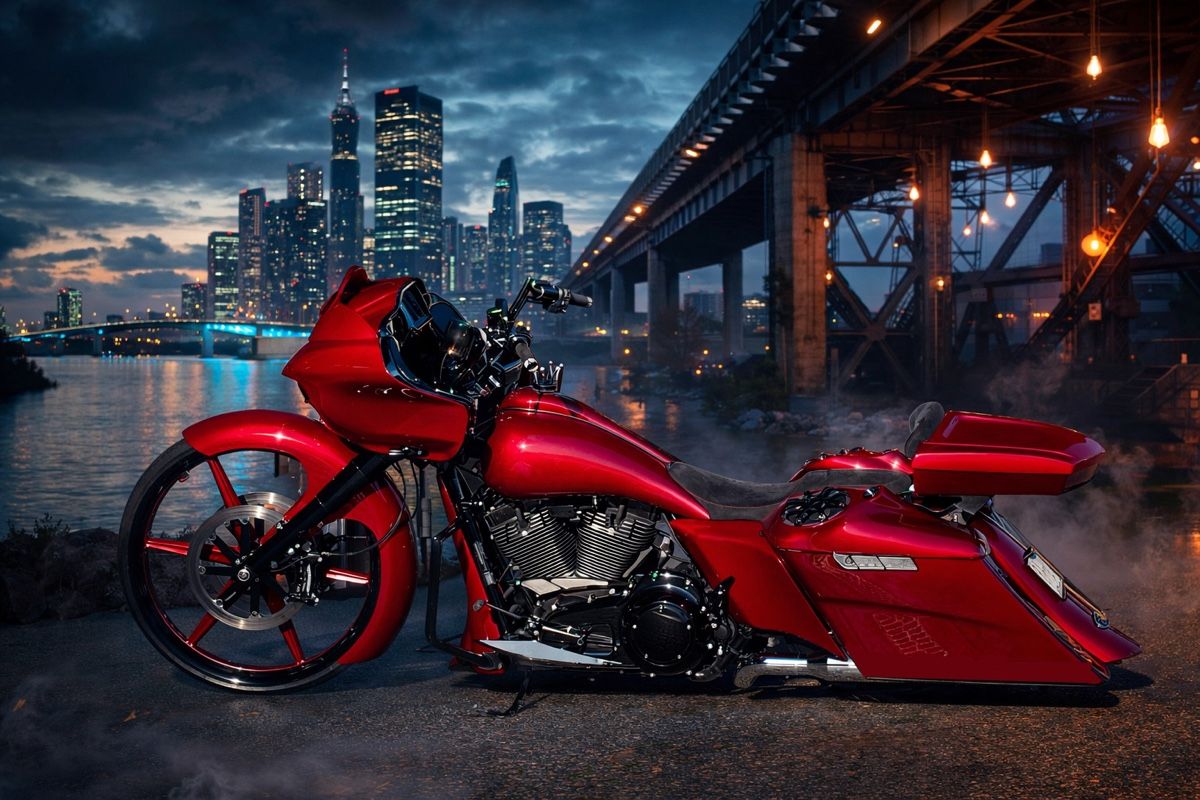 Touring: Harley Davidson Road Glide Bagger – Usato da Nebikon venduto da kau_2bfl