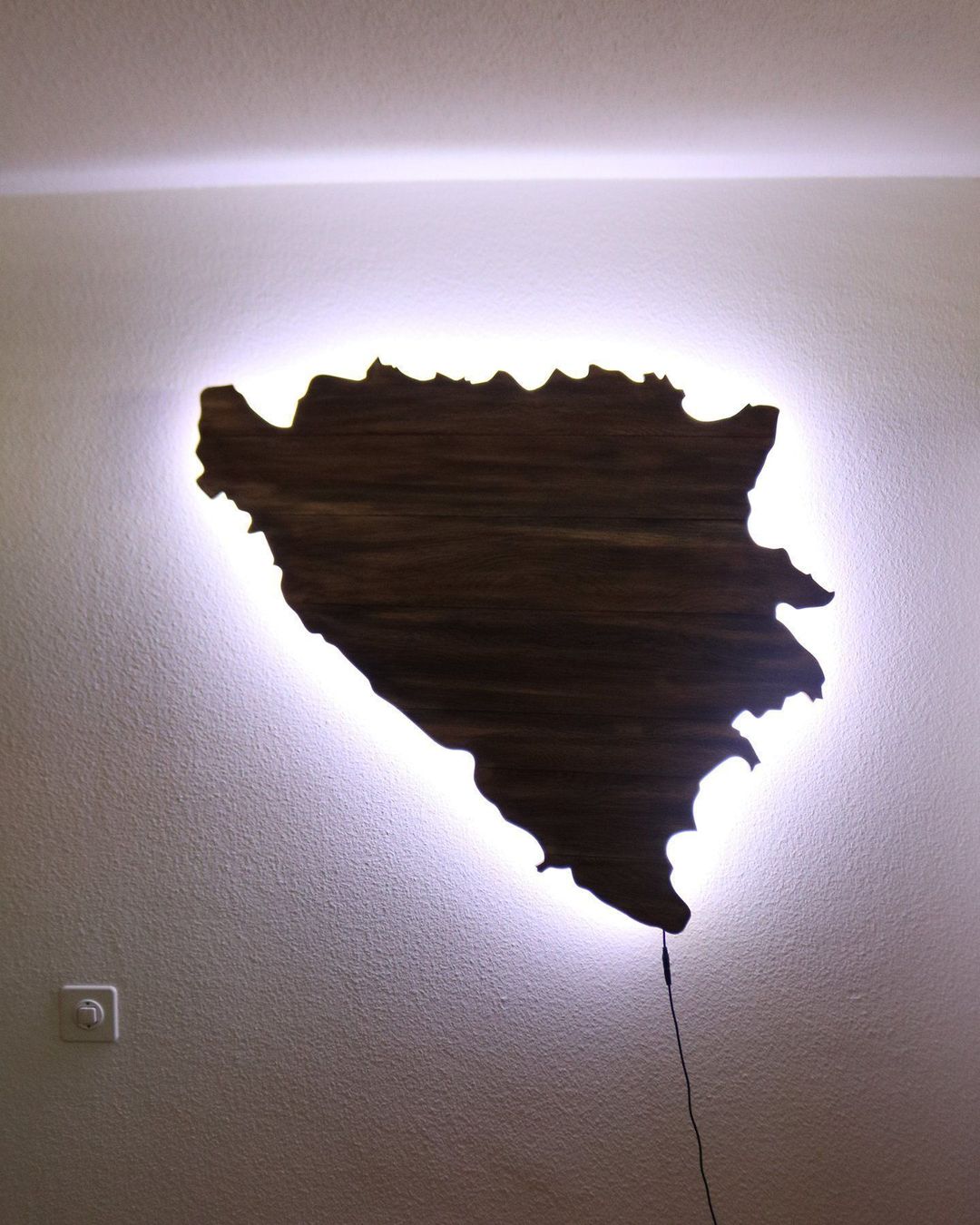 Xilografie: Bosnien Karte aus Holz LED – Nuovo e nell'imballaggio originale da Zürich venduto da Miki_Schreiner 6