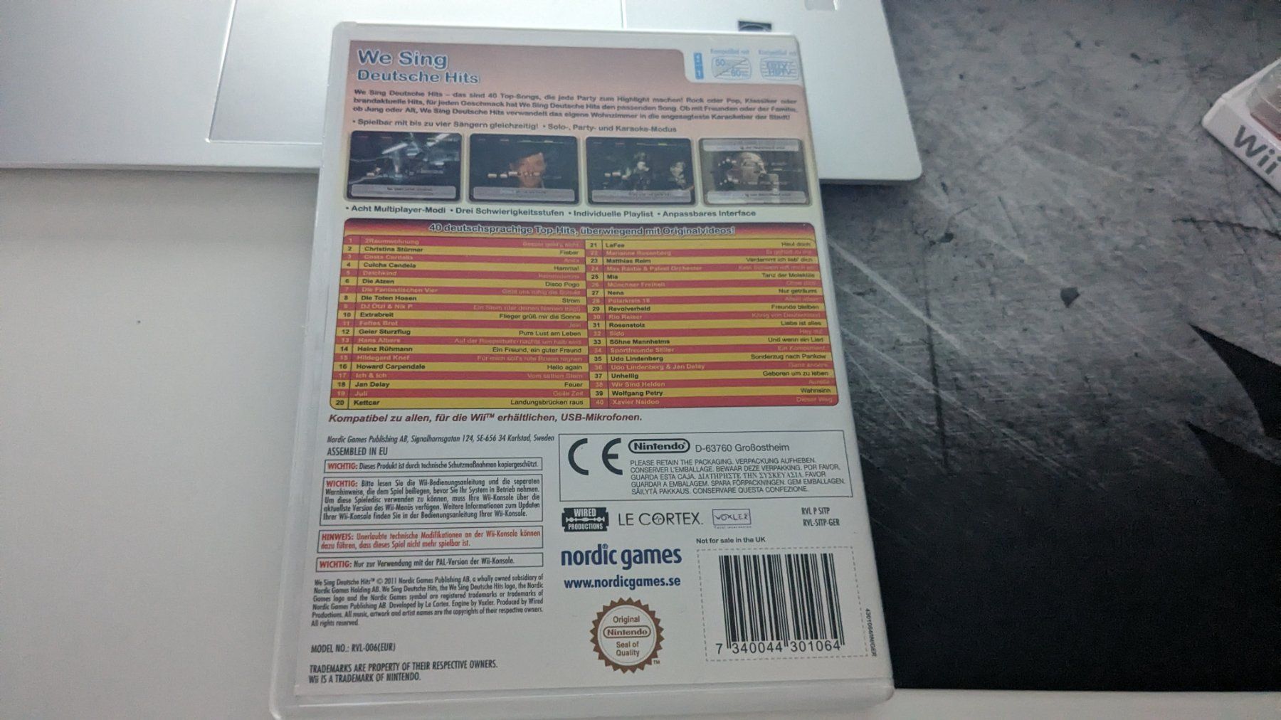 Nintendo Spiele: We Sing : Deutsche Hits - Nintendo Wii Game - PAL DE – Gebraucht aus Hünenberg See von SpecialEditionGaming 2