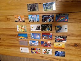 Gemischte Taxcard Sammlung