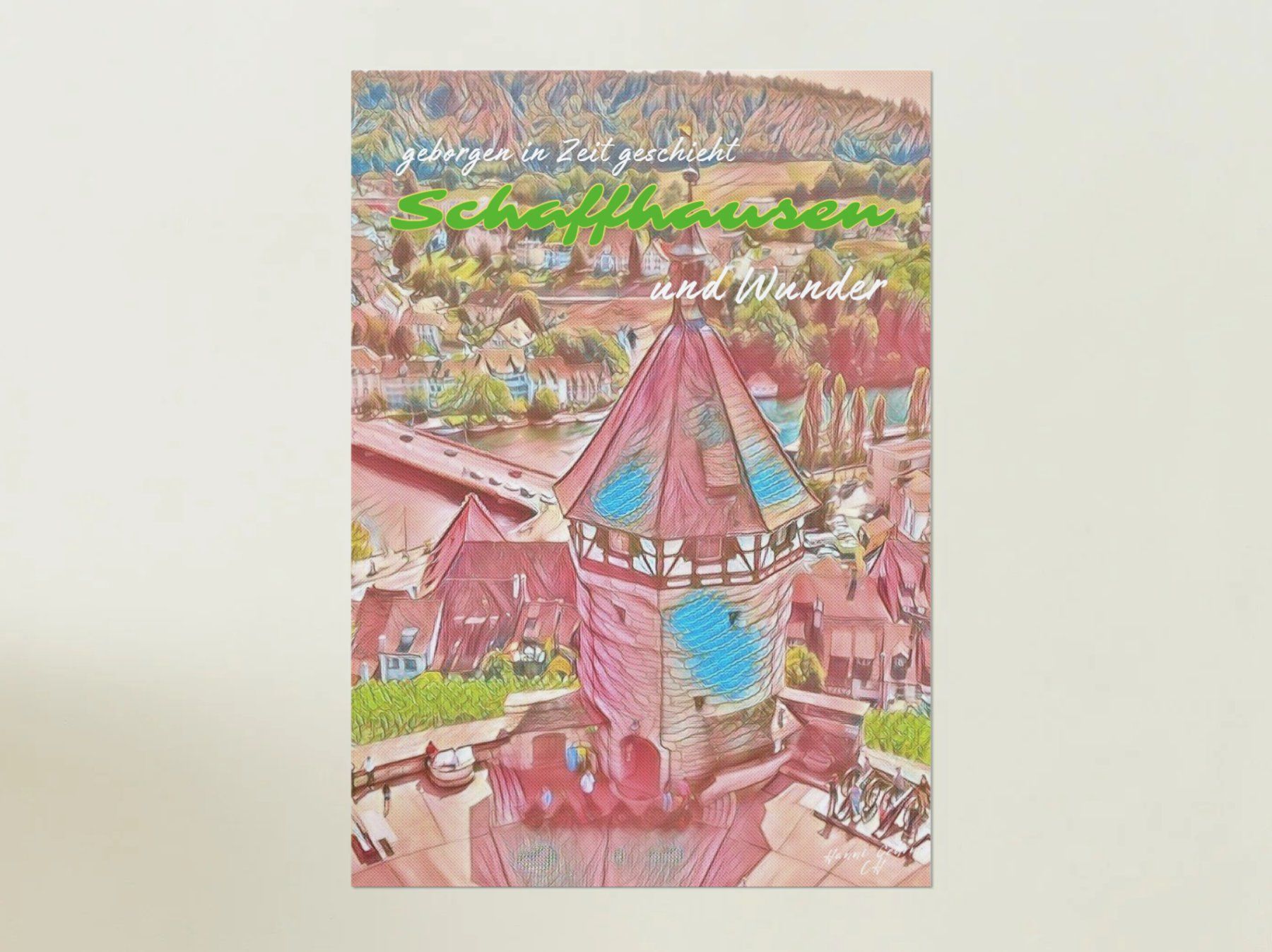 Foto & Immagini: Schaffhausen, Schweiz, Poster. Moderne Wanddeko – Nuovo e nell'imballaggio originale da Zürich venduto da Posterrama 1