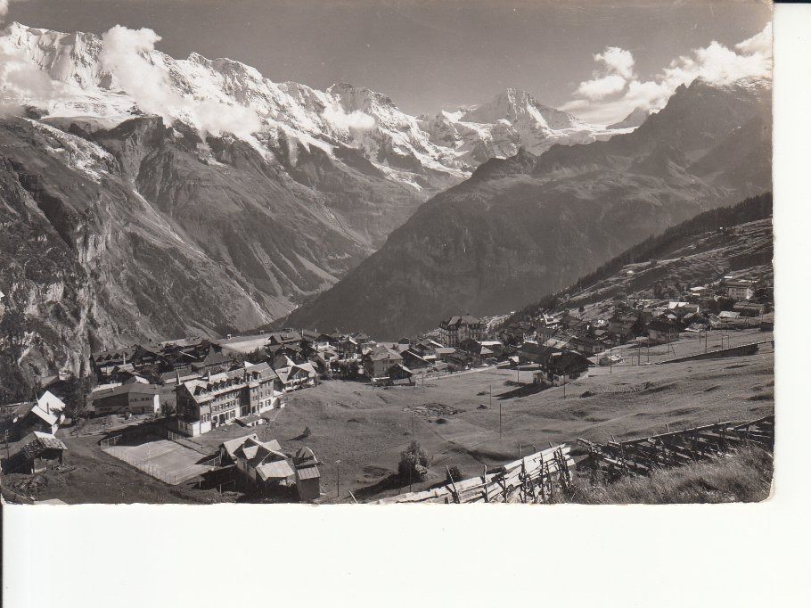 Cartoline postali: Mürren ca. 1950 – Usato da Bürglen TG venduto da StampGraf