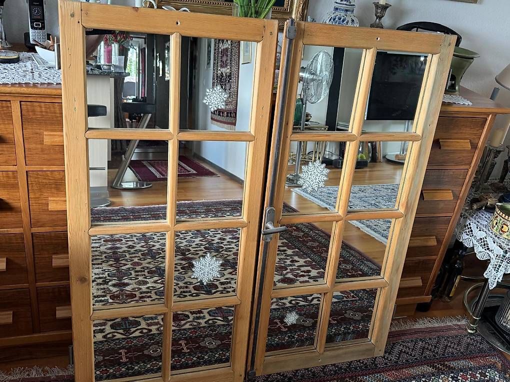 Articoli in legno: Handgefertigte Holzfenster verspiegelt ? 3 Stück – Usato da Ostermundigen venduto da lor_8y8g