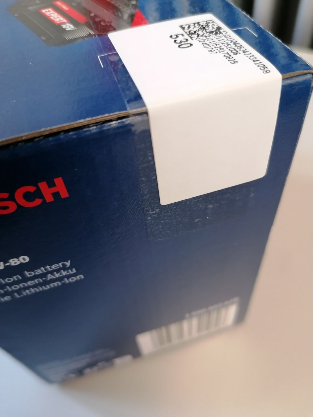 Bosch Accus & piles: Bosch Akku EXPERT 18V 8.0Ah Nr.07 – Neuf avec emballage d'origine à Reiden par mja_2bsk 5