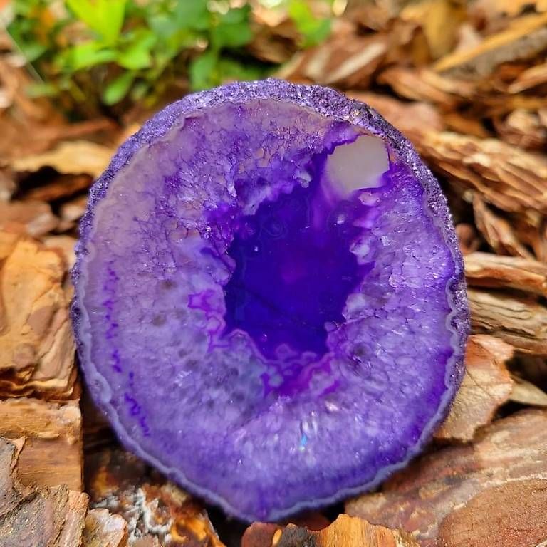 Minerali & Pietre curative: Agata a Fette Naturale Viola – Usato da Sessa venduto da mau_lm9q