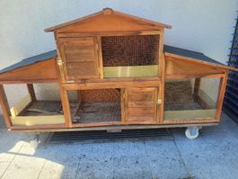 Meerschweinchenstall auf Rädern
