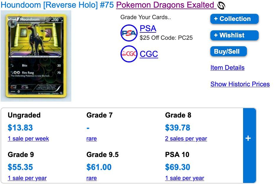 Pokémon Carte collezionabili: Houndoom Rare Reverse Holo 75 – Usato da Zürich venduto da PEACECOCOON 3