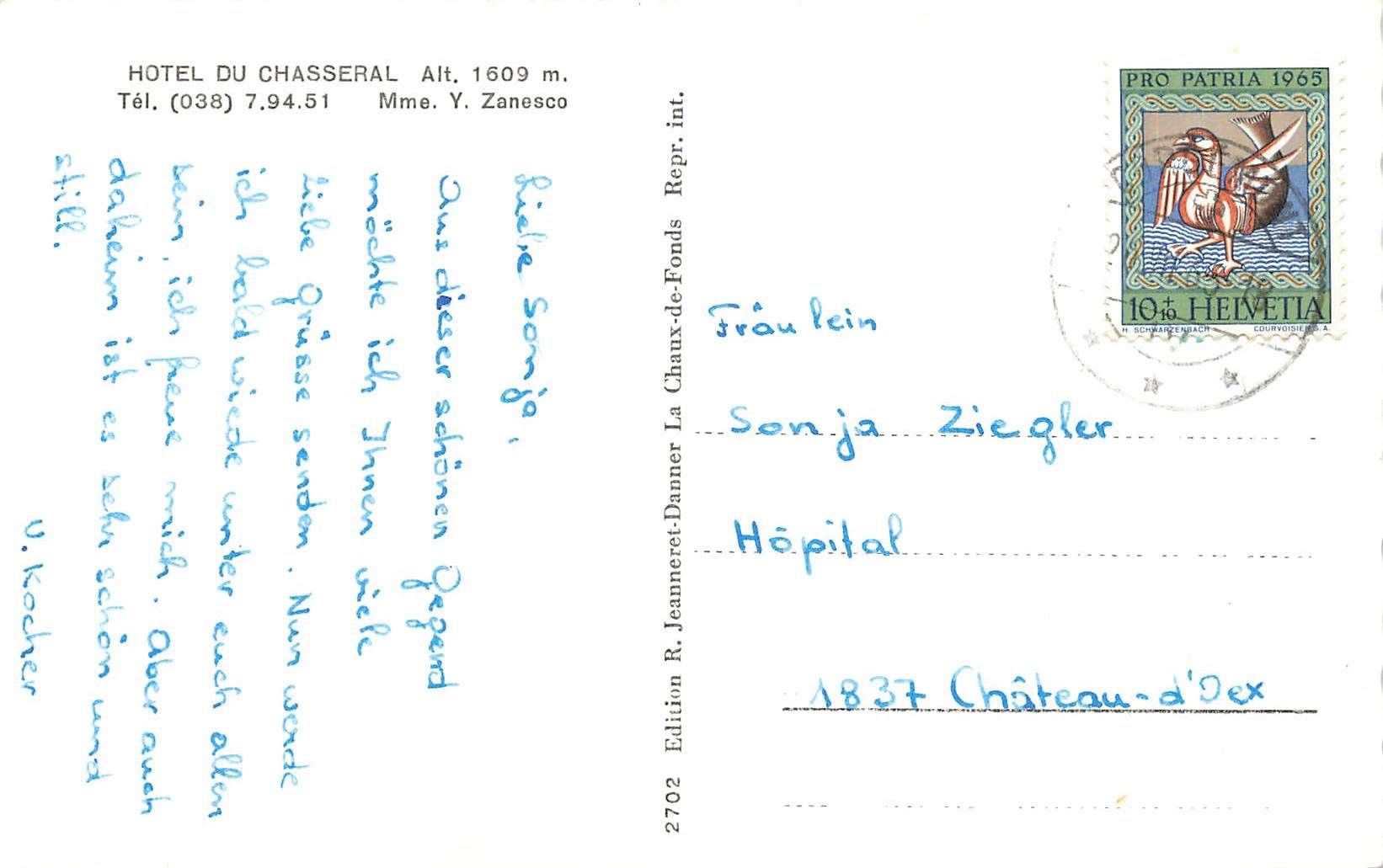 Cartes postales: Hotel du chasseral – D'occasion à Biasca par Blenio71 1