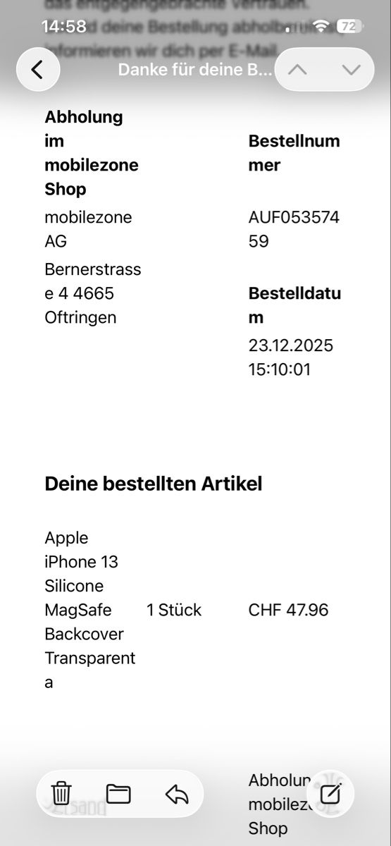 Apple Covers & Schutzfolien: iPhone 13 Clear Case – Neu und originalverpackt aus Oftringen von GPierro 3