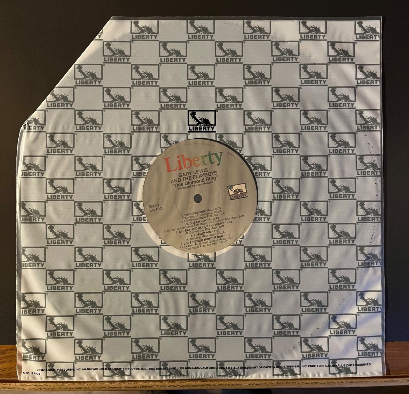 Dischi in vinile: Gary Lewis and the playboys - This Diamond Ring – Usato da Muttenz venduto da Golden_Times 2