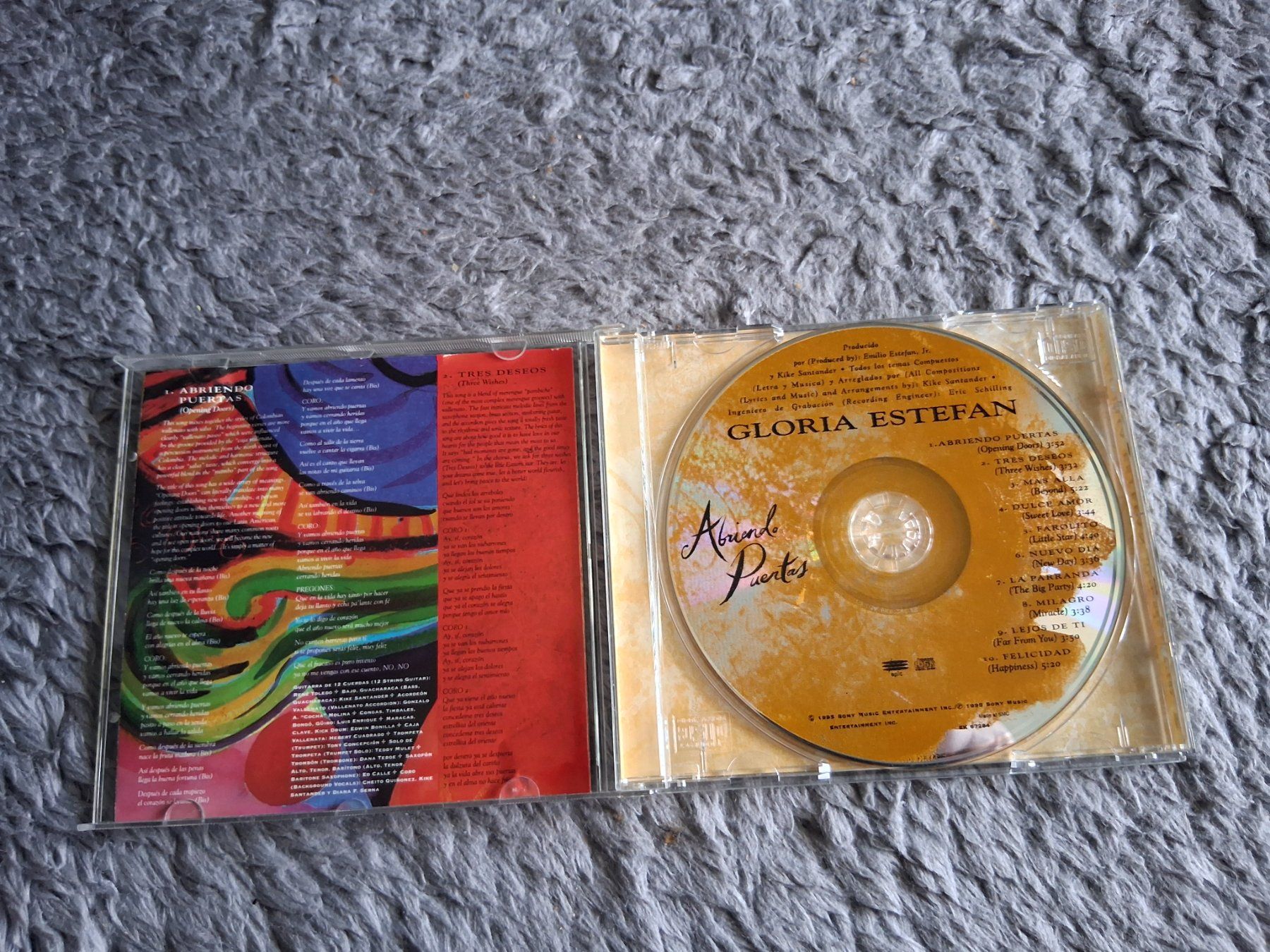 CD: GLORIA ESTEFAN        ABRIENDO PUERTAS      CD – Usato da Wetzikon ZH venduto da Ramones01 2