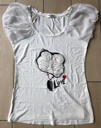 T-shirt blanc S/M