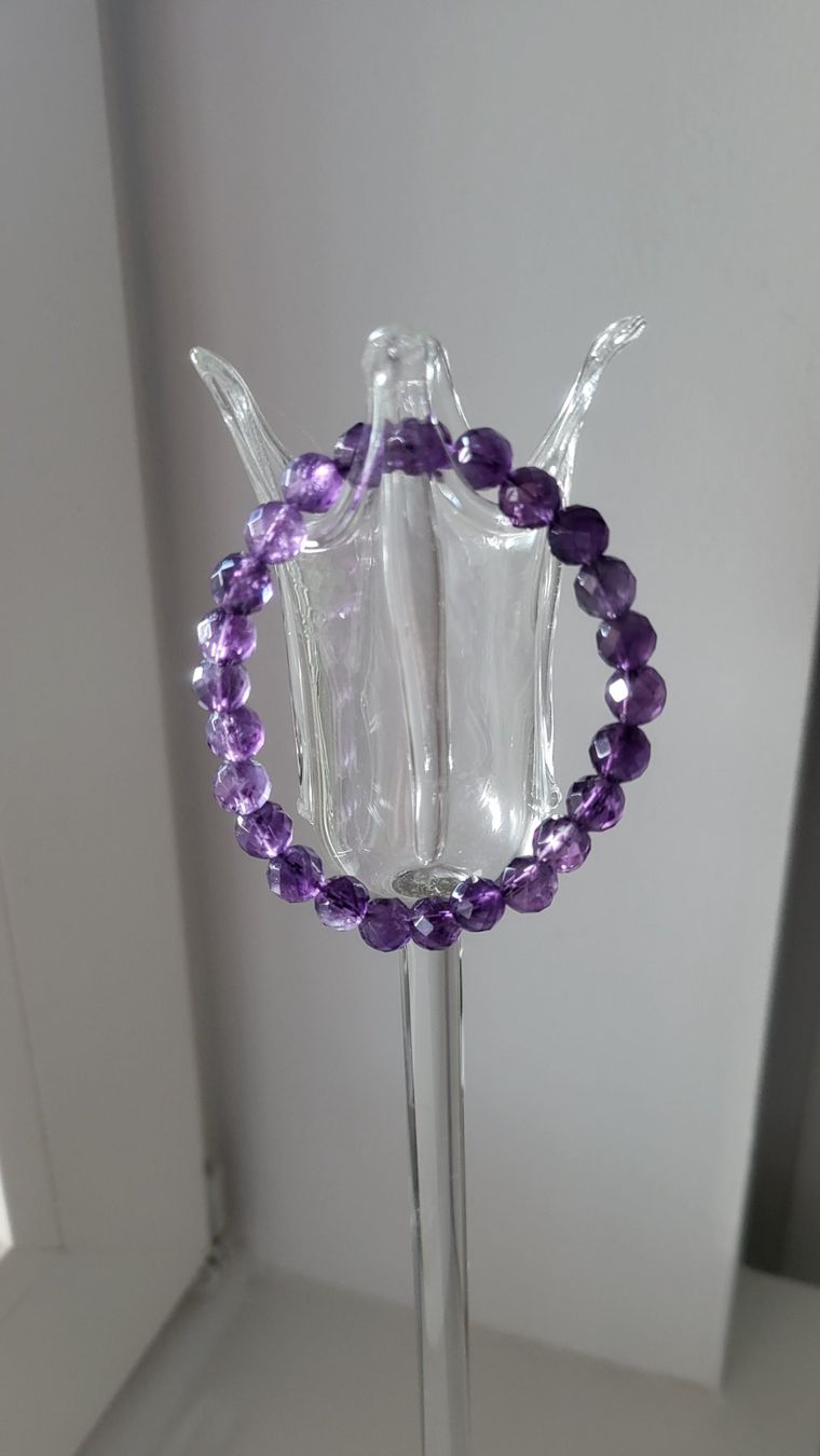 Bracciali & Braccialetti: Facettiertes Amethyst Armband – Nuovo (secondo la descrizione) da Turgi venduto da rut_p556 1